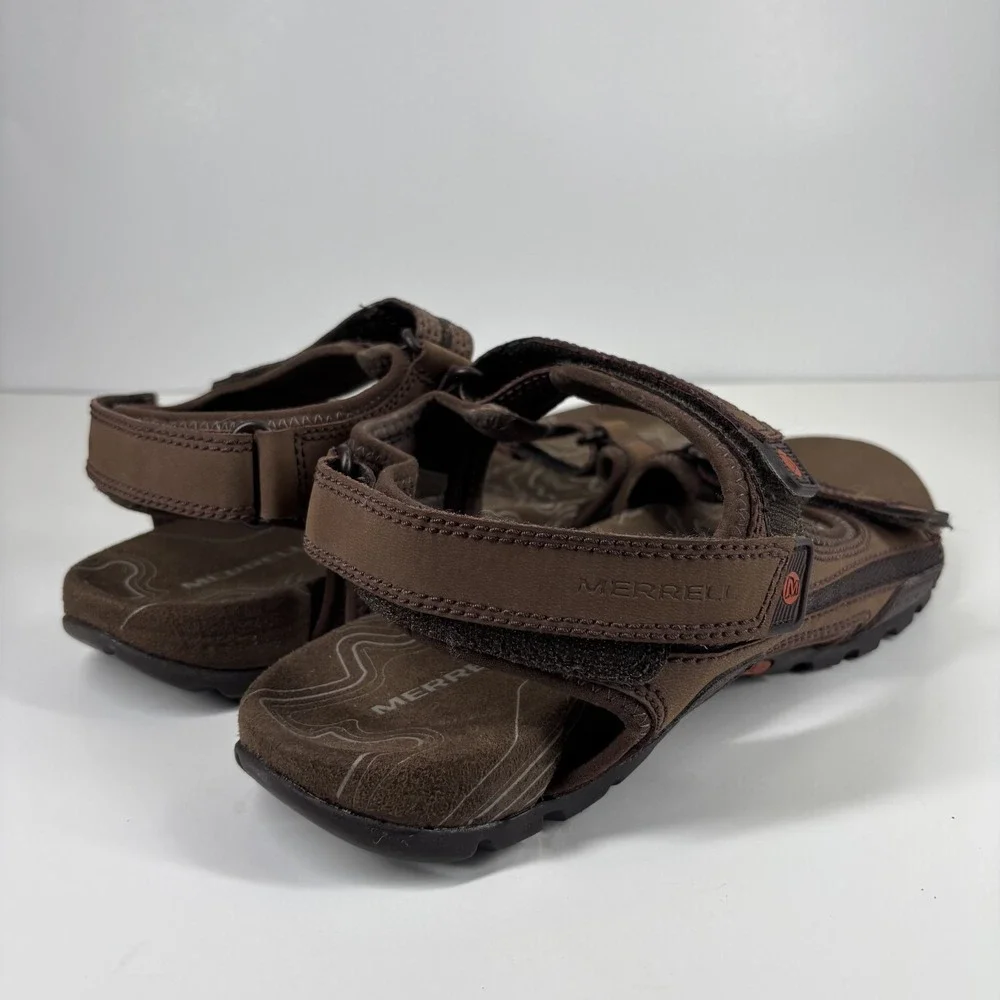 Merrell Sandspur Oak Men's US 14 Dark Earth/Potters Clay Sport Hiking Sandals